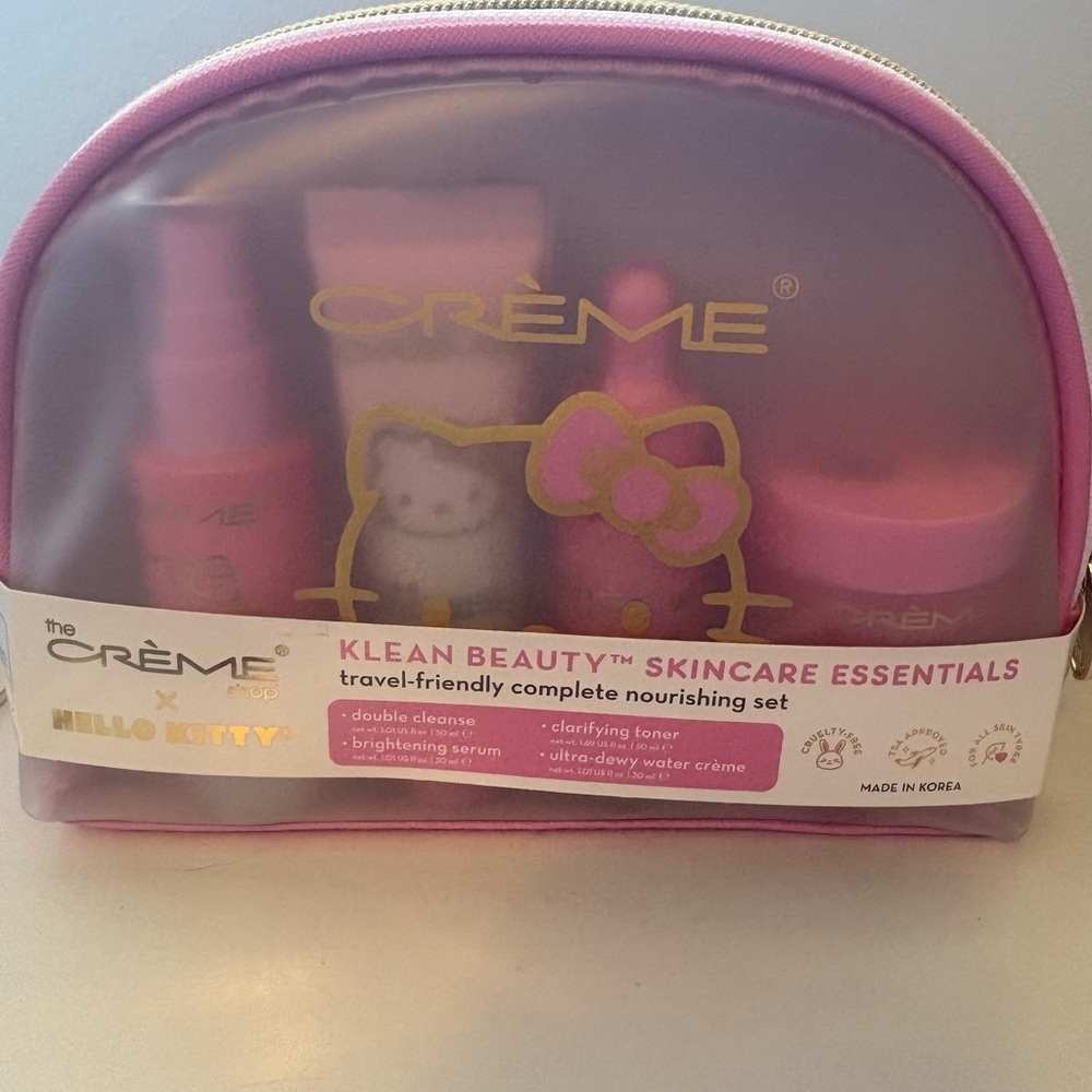 The Crème Shop Hello Kitty Klean Beauty Skincare Essentials Set